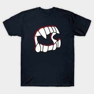 Plastic Vampire Fangs T-Shirt